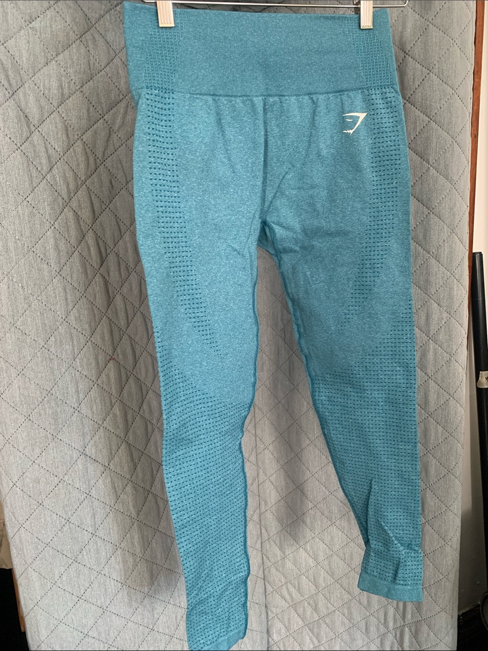 #535 Gymshark Teal Seamless High-Rise Leggings